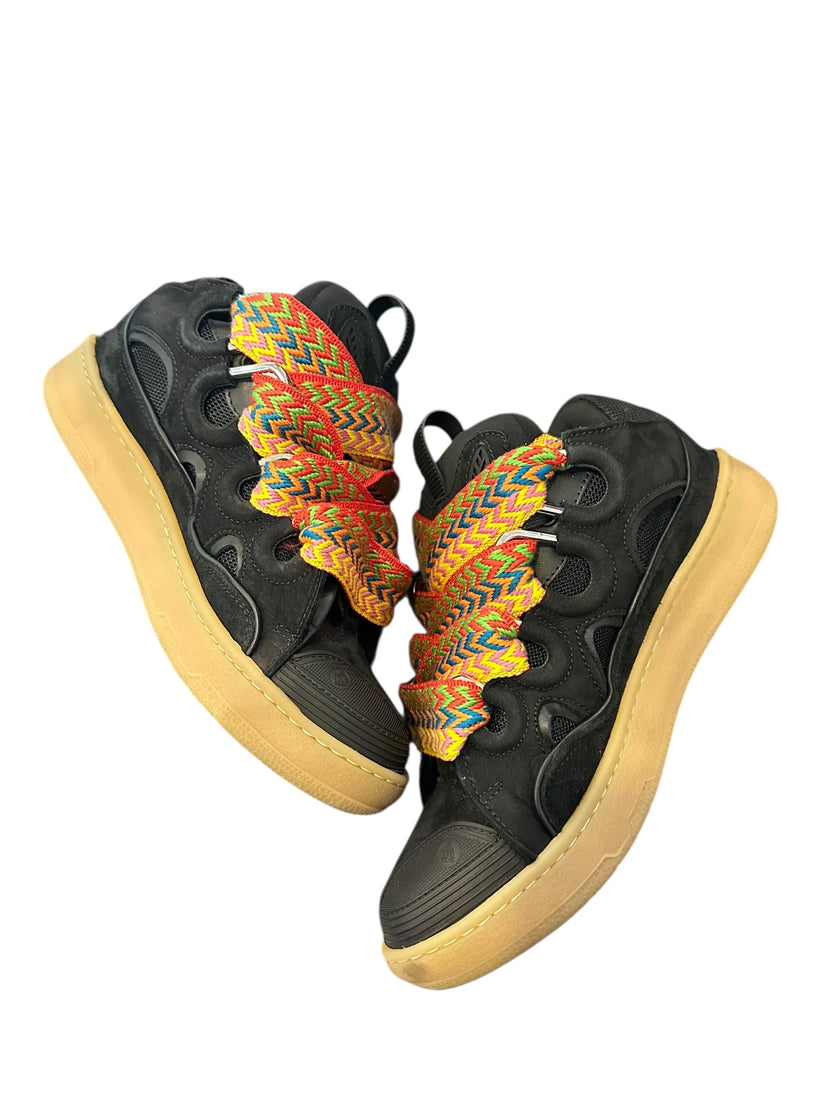 Lanvin Curb Sneaker Black Multicolor