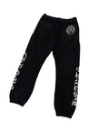 Chrome Hearts Scroll Logo Black Sweatpants