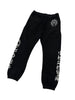 Chrome Hearts Scroll Logo Black Sweatpants