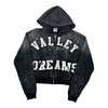Vale Forever Classico Zip Up Hoodie Black