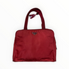 Prada Red Nylon Zip Around Tote Bag
