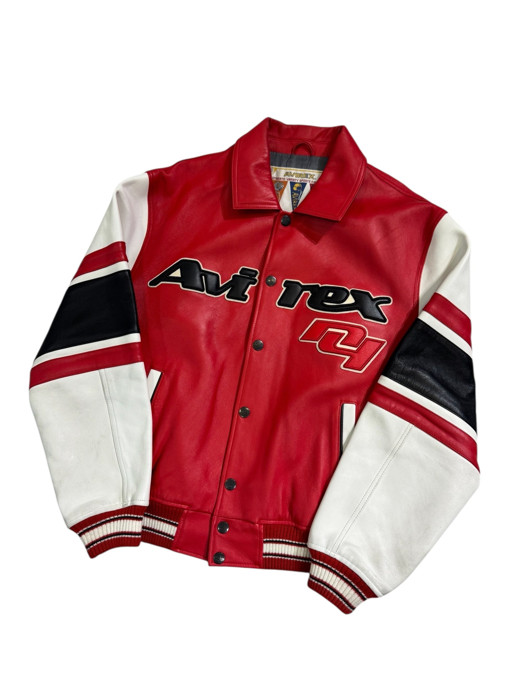 Avirex Red All Star Leather Jacket