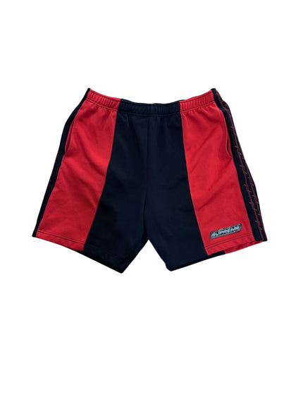 Supreme Barber Wire Athletic Shorts Black/Red