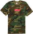 Supreme Arabic Box Logo Tee Woodland Camo