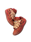 Lanvin Curb Sneaker Maroon Wool (Sale)
