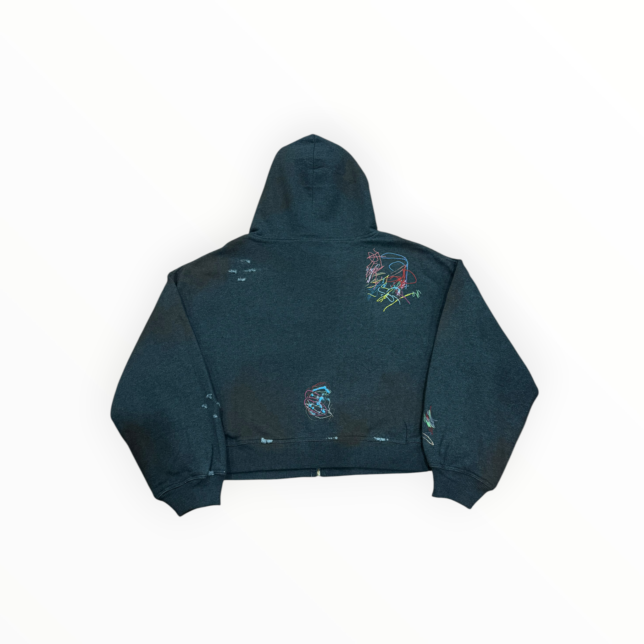 Mulberry Feels Zip Up Grey