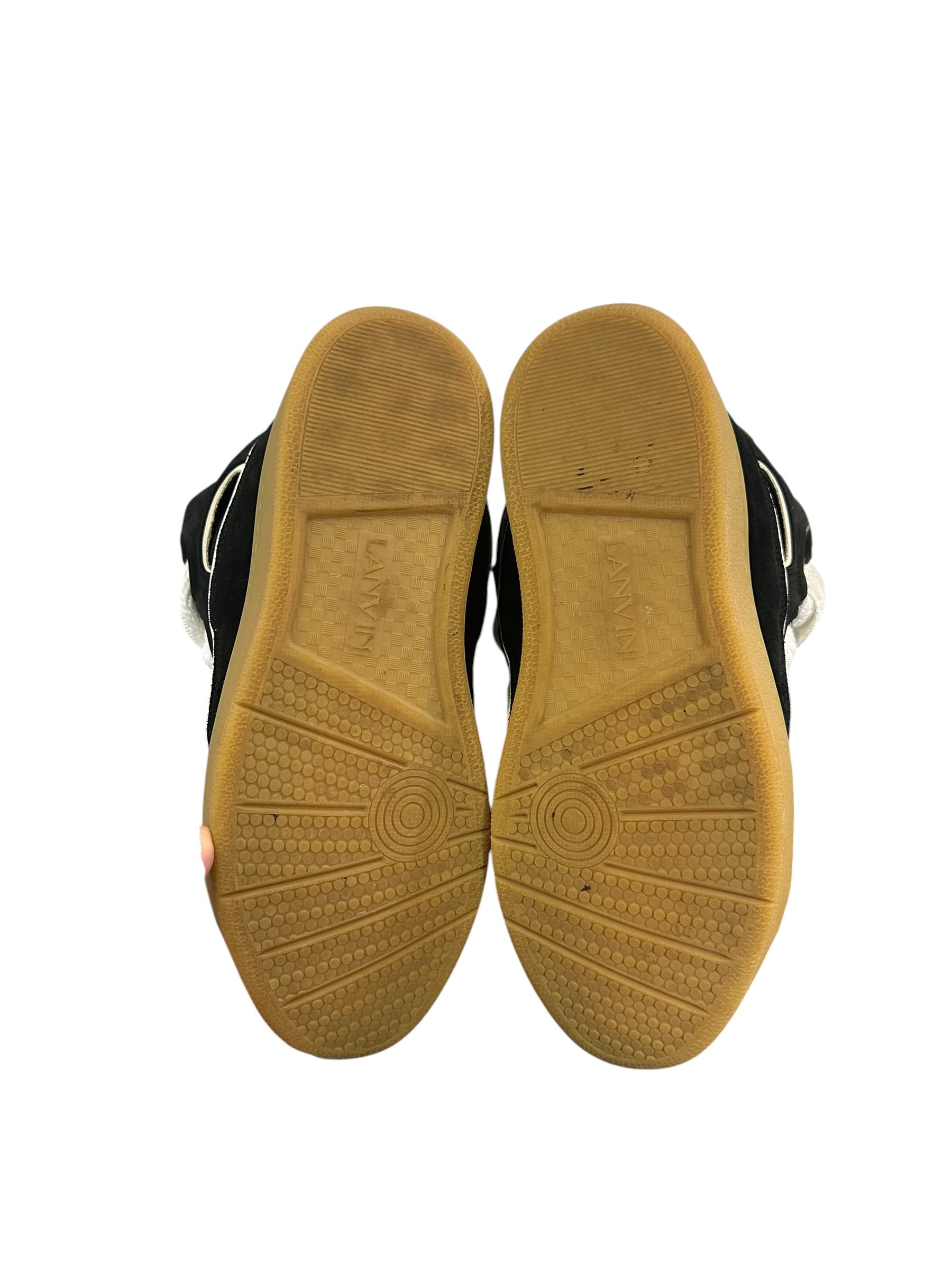 Lanvin Curb Sneaker Black/White Gum Drop