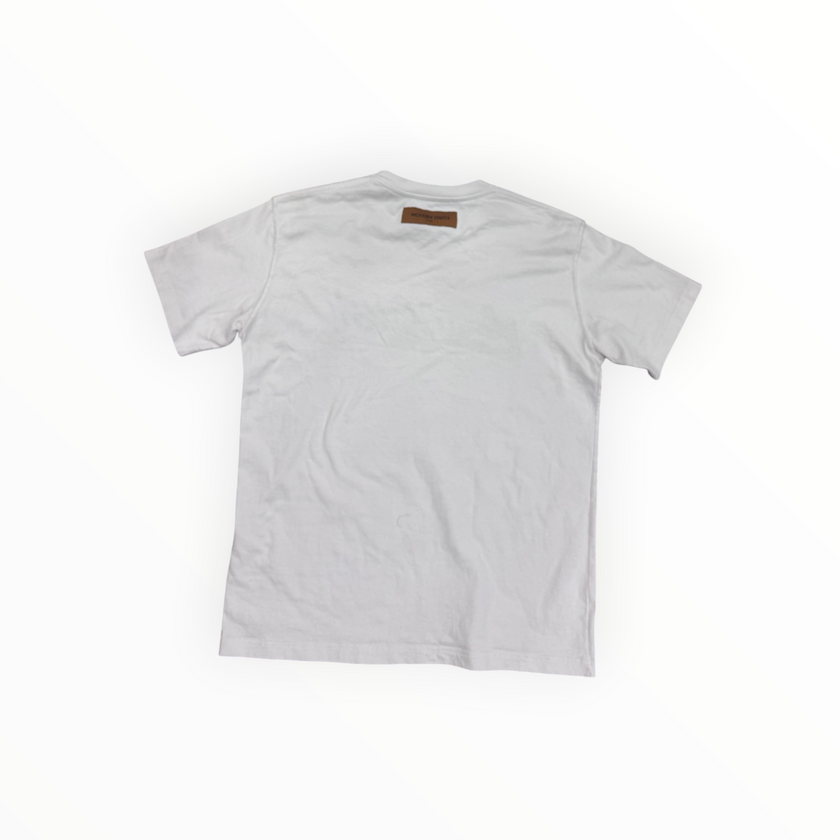 Louis Vuitton Script Logo Tee White
