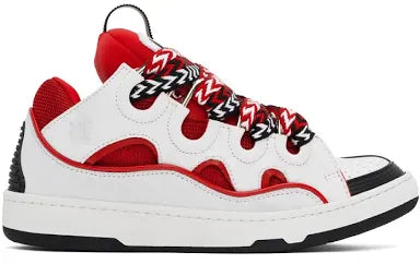 Lanvin Curb Sneaker Red White