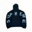 Supreme Faux Sherling Lined Zip Up Black