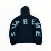 Supreme Faux Sherling Lined Zip Up Black