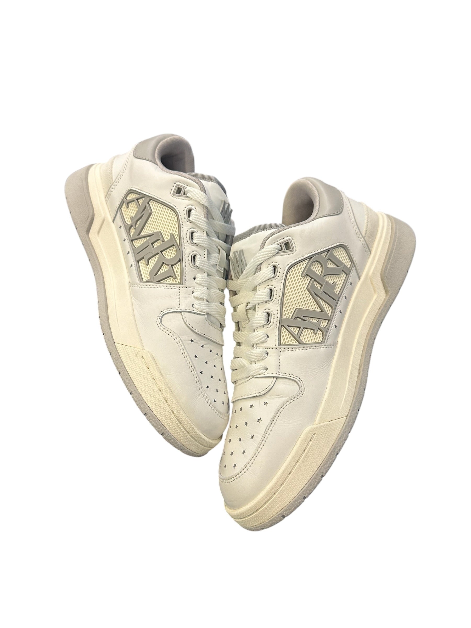 Amiri Low Embellished Sneaker White/Grey