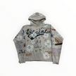 Saint Mxxxxxx x Denim Tears Graffiti Hoodie Grey
