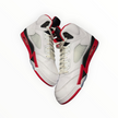 Jordan 5 Retro Fire Red Black Tongue (2025)