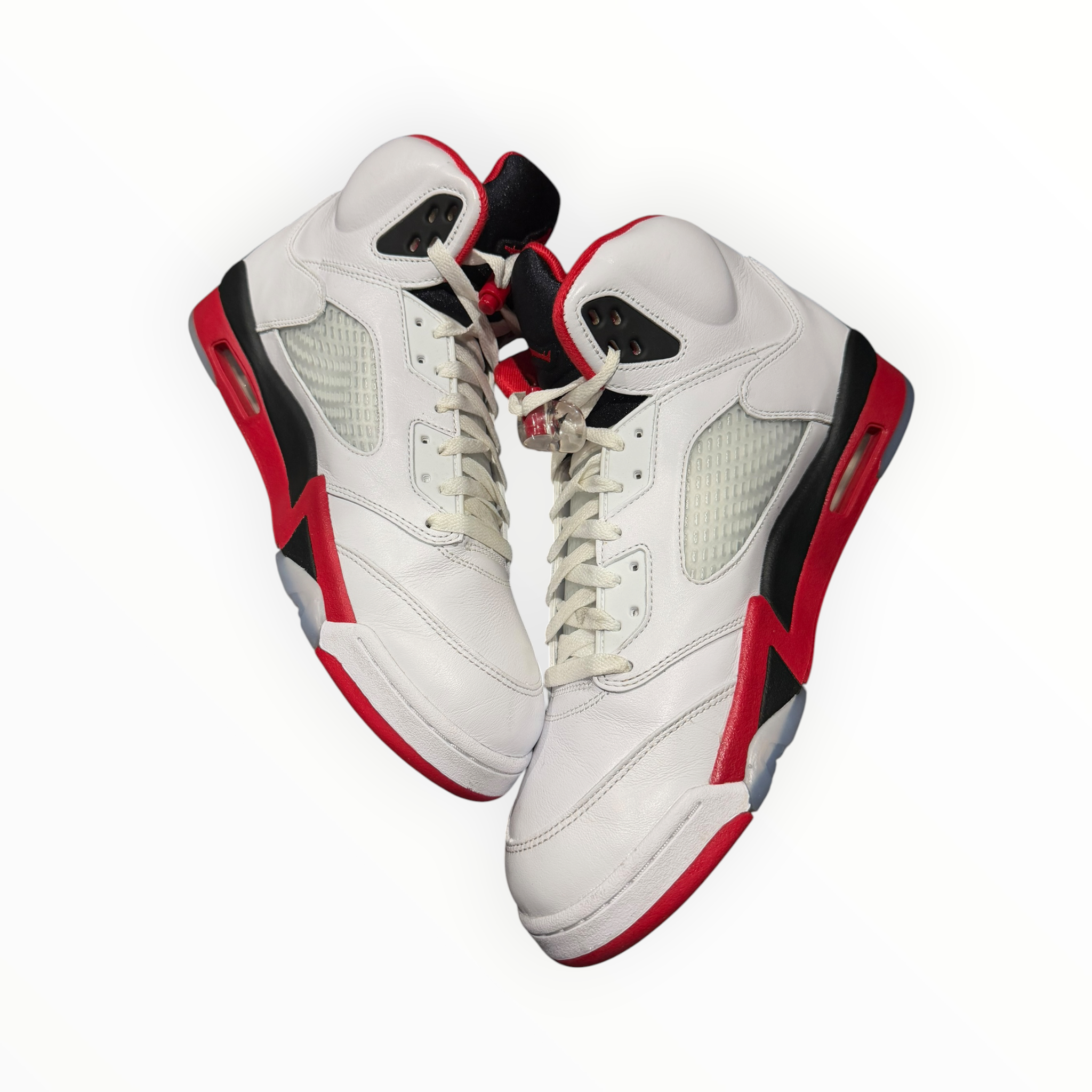 Jordan 5 Retro Fire Red Black Tongue (2025)