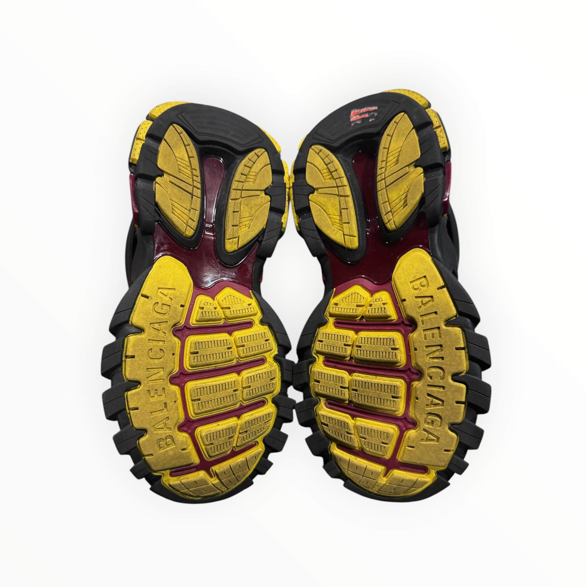 Balenciaga Track Burgundy/Black/Yellow