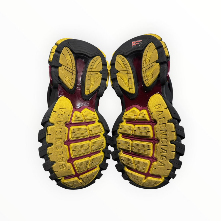 Balenciaga Track Burgundy/Black/Yellow