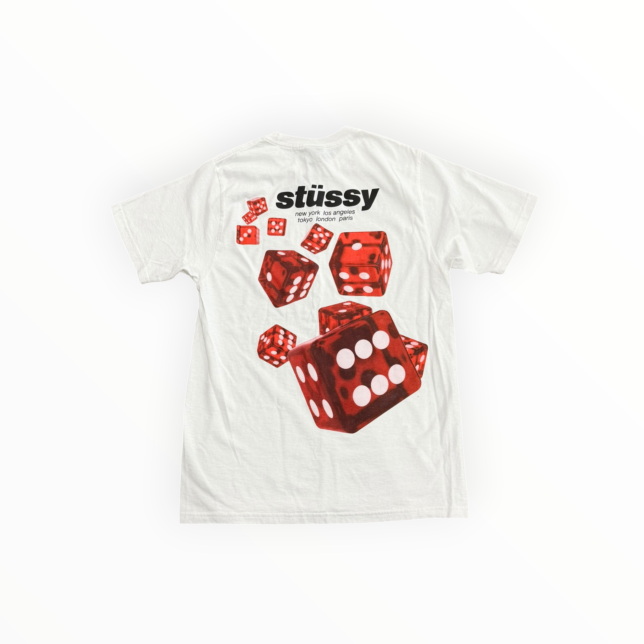 Stussy Rollers Tee White
