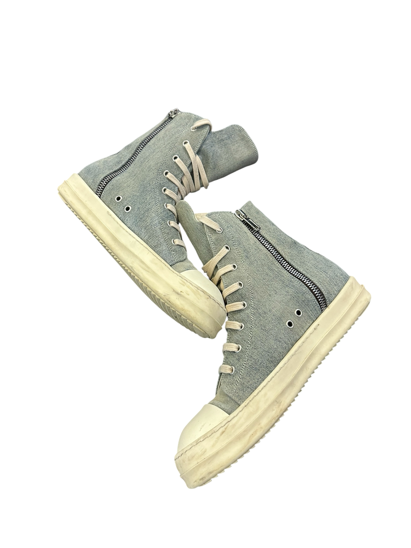 Rick Owen’s DRKSHDW Distressed Denim Sky Milk