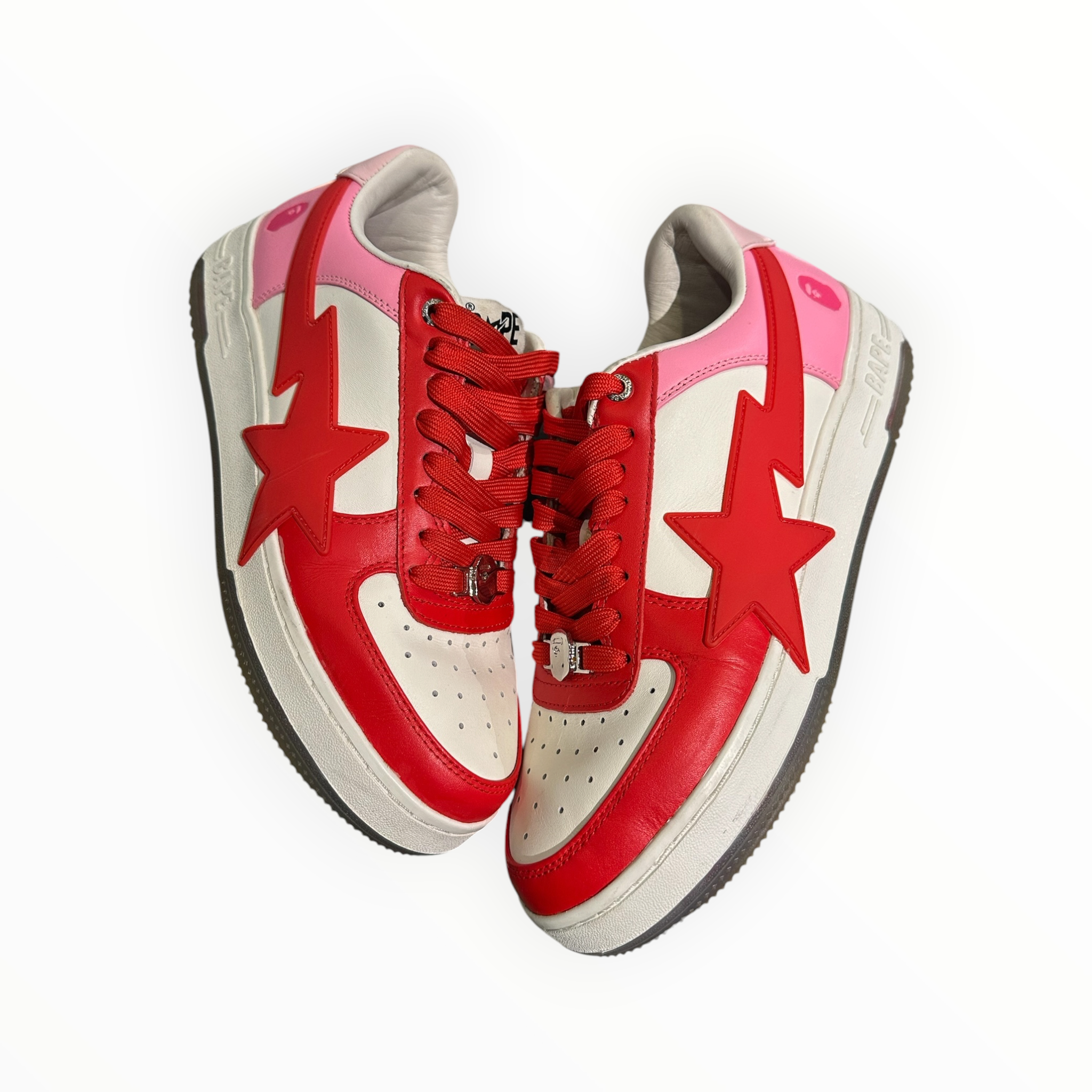 A Bathing Ape Bape Sta OS White Pink Red