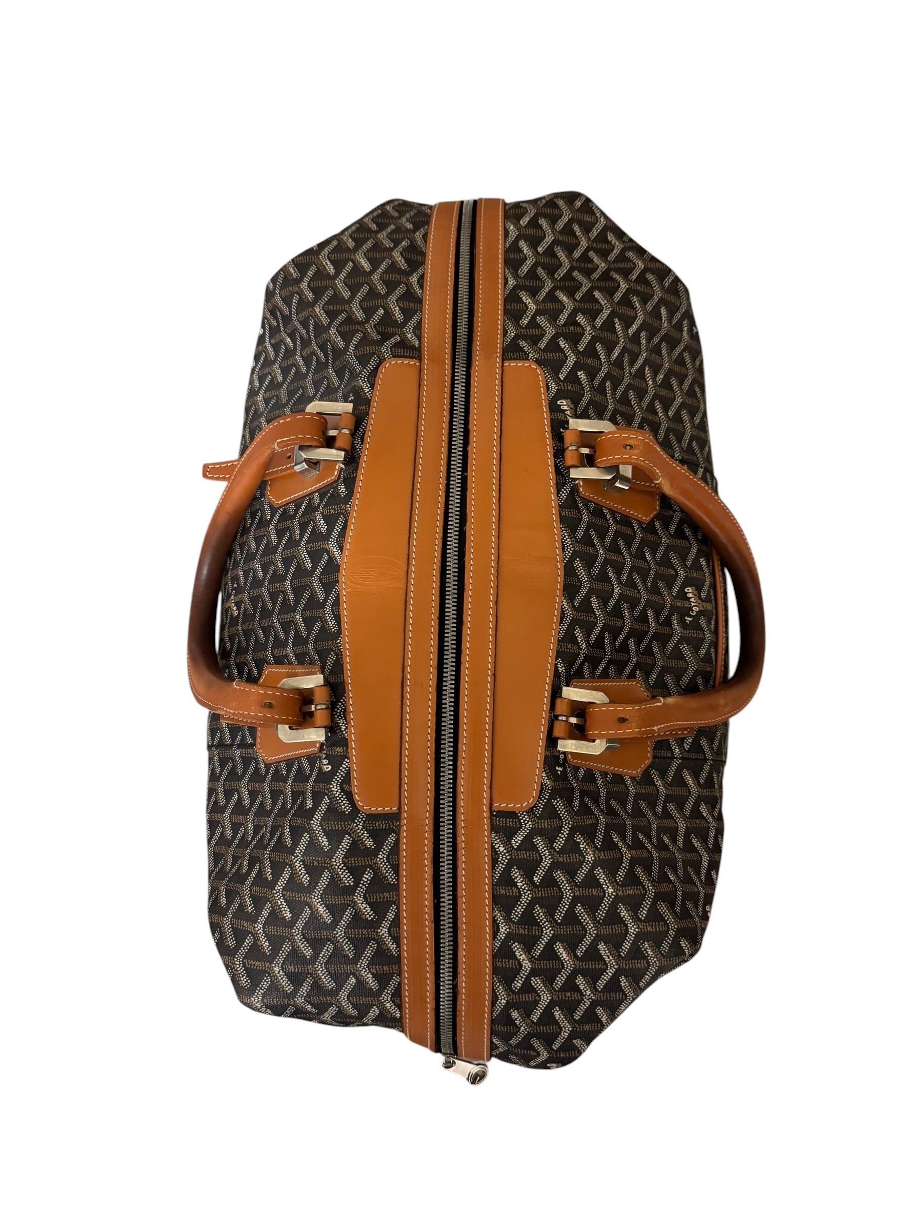 Goyard Black & Brown Boeing 55 Duffel Bag