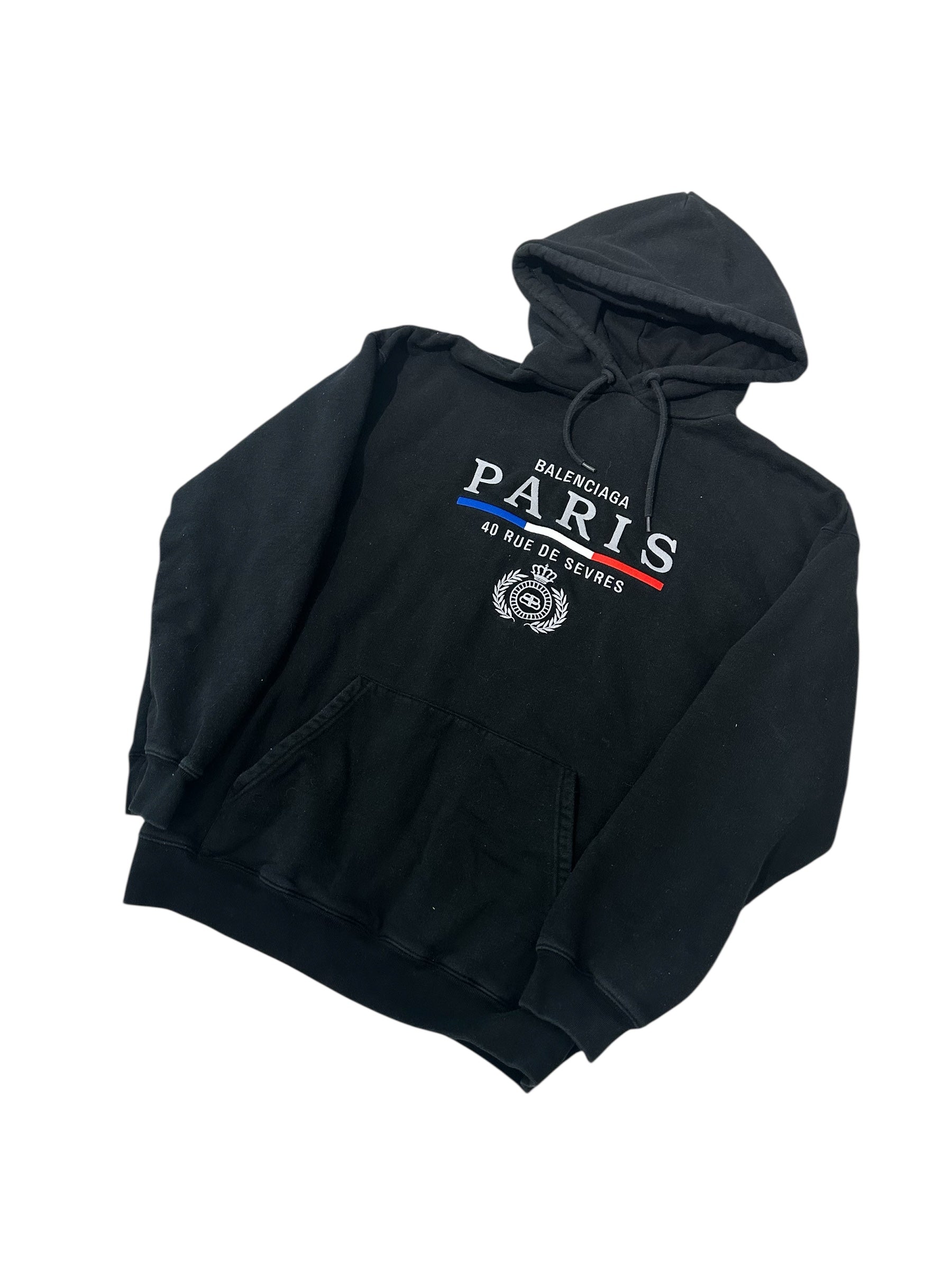 Balenciaga Paris Logo Hoodie