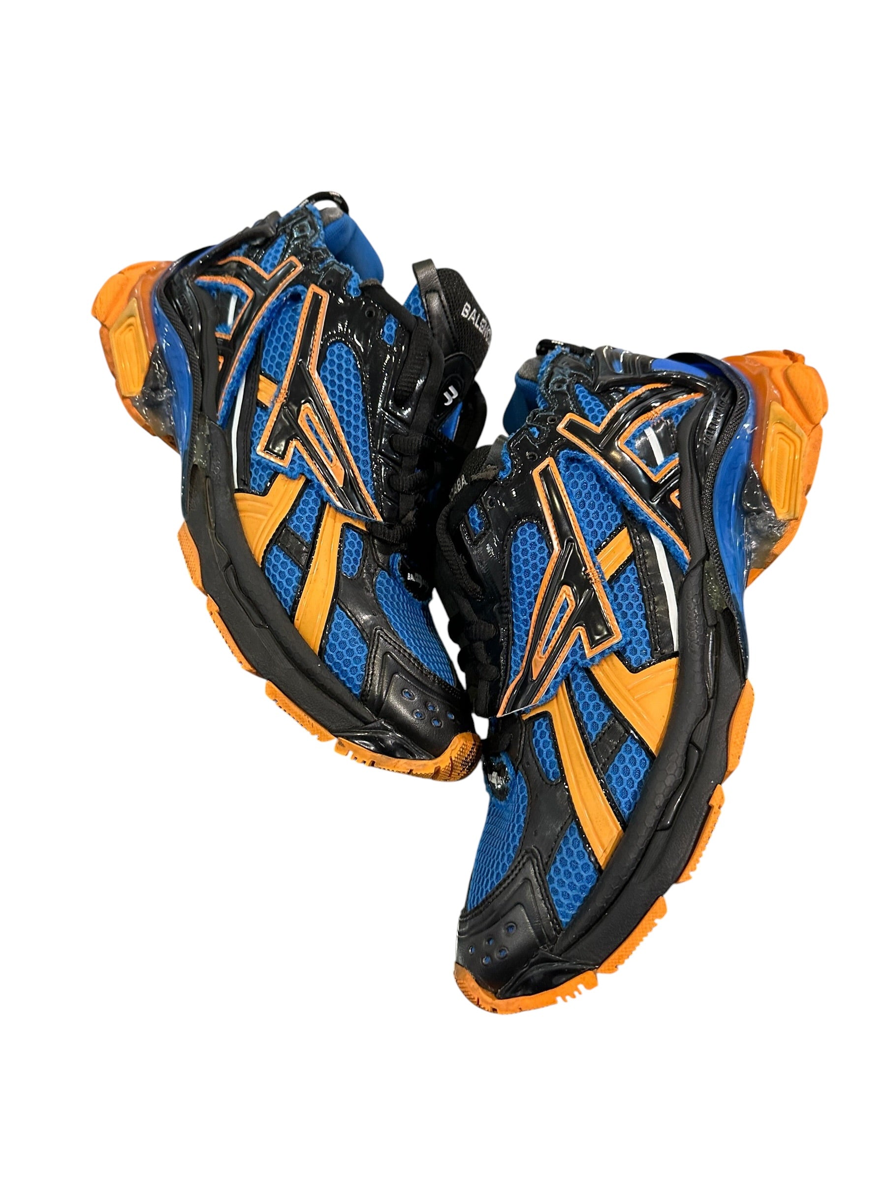 Balenciaga Runner Sneaker Blue Orange
