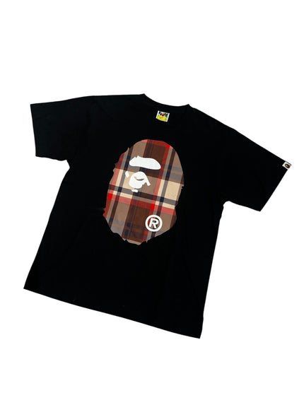 BAPE Check Bapesta Tee Black/Beige