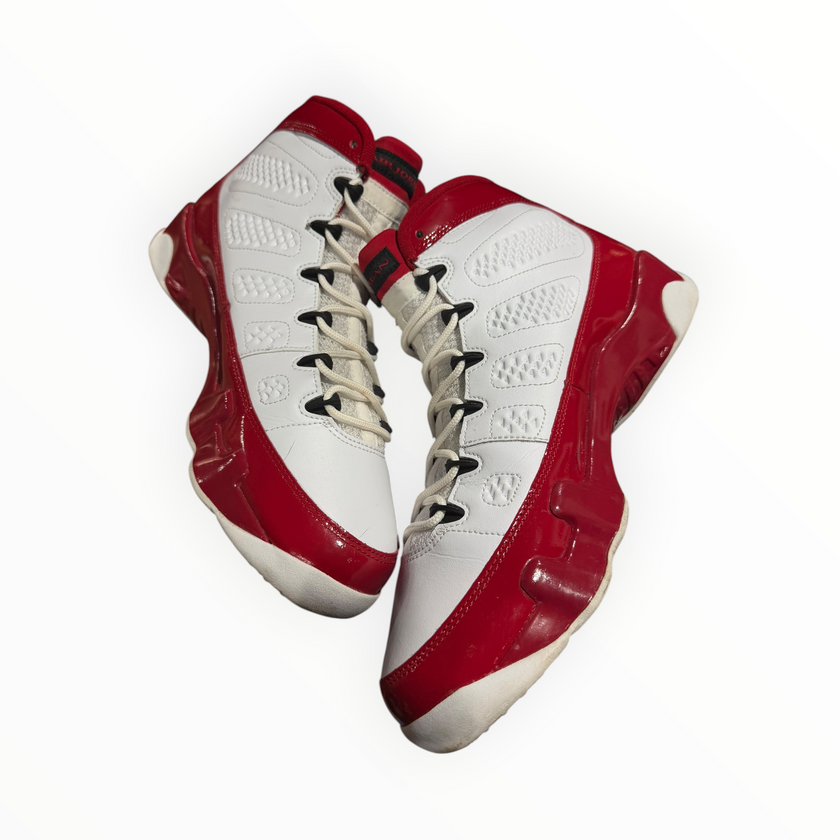 Jordan 9 Retro White Gym Red