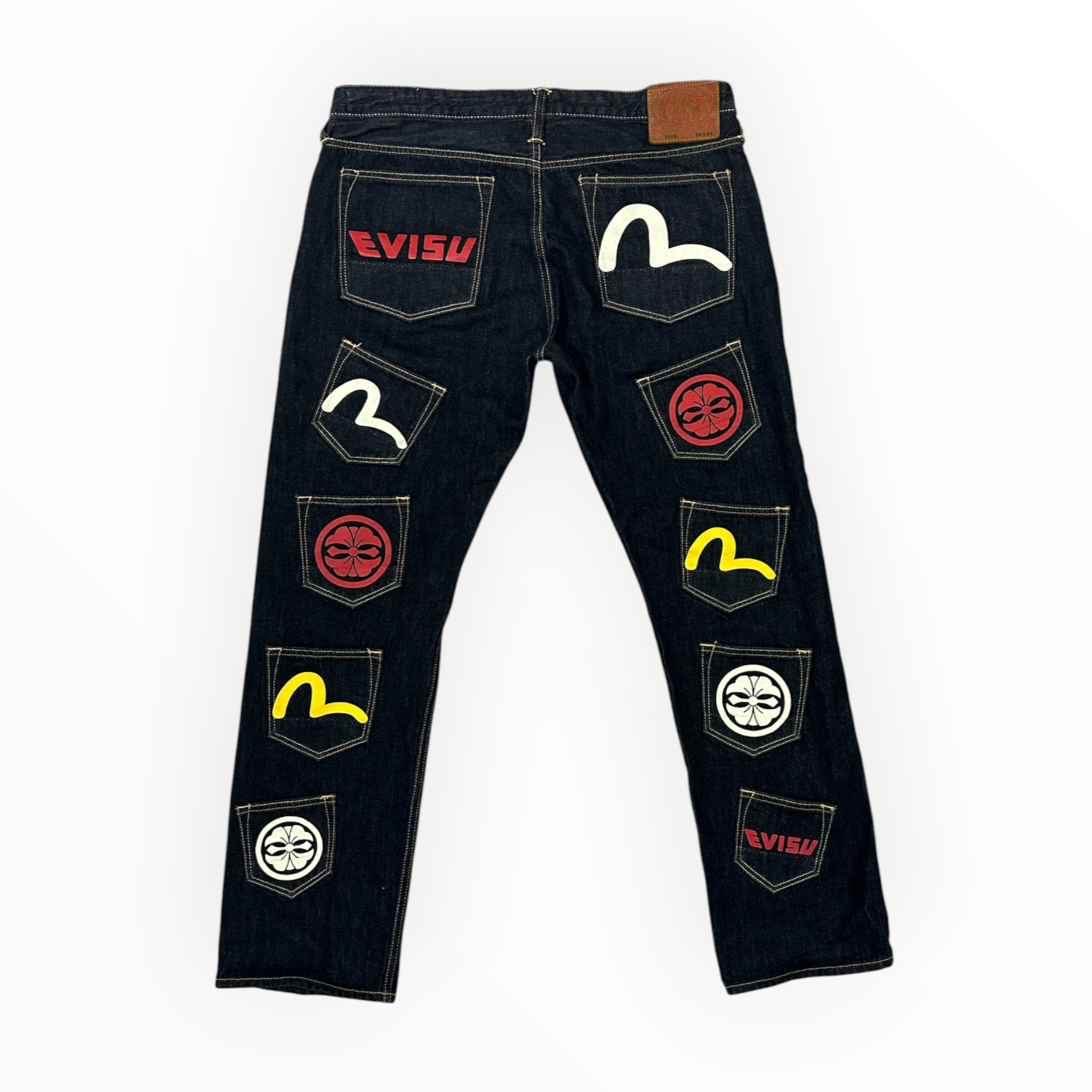 Evisu Multi-Pocket Indigo Denim