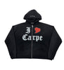 Carpe Diem ‘I Heart Carpe’ Zip Up Black