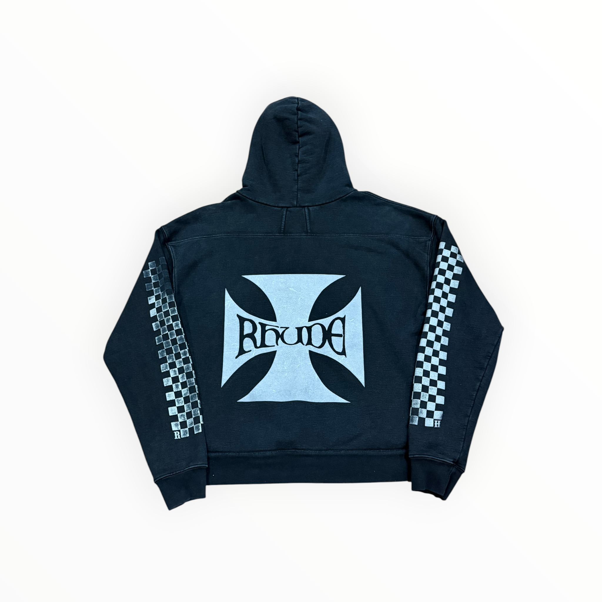 Rhude Port De Gustavia Hoodie Vintage Black