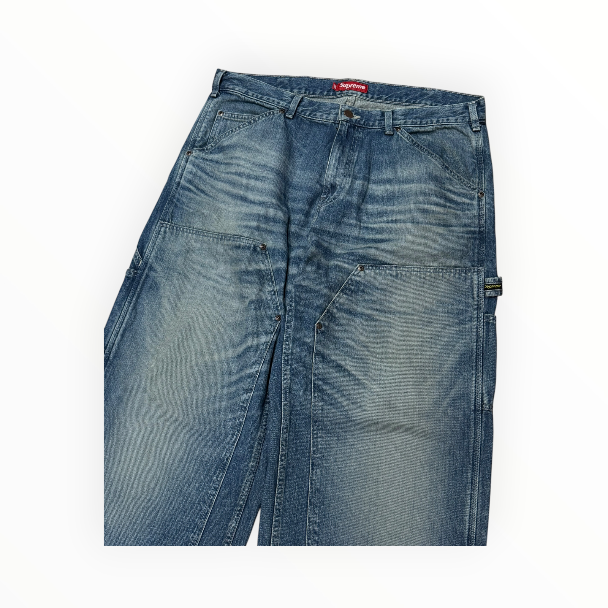Supreme Double Knee Painter Pant (SS24) Washed Indigo