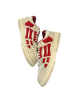 AMIRI Skel Top Low White Red Chenille