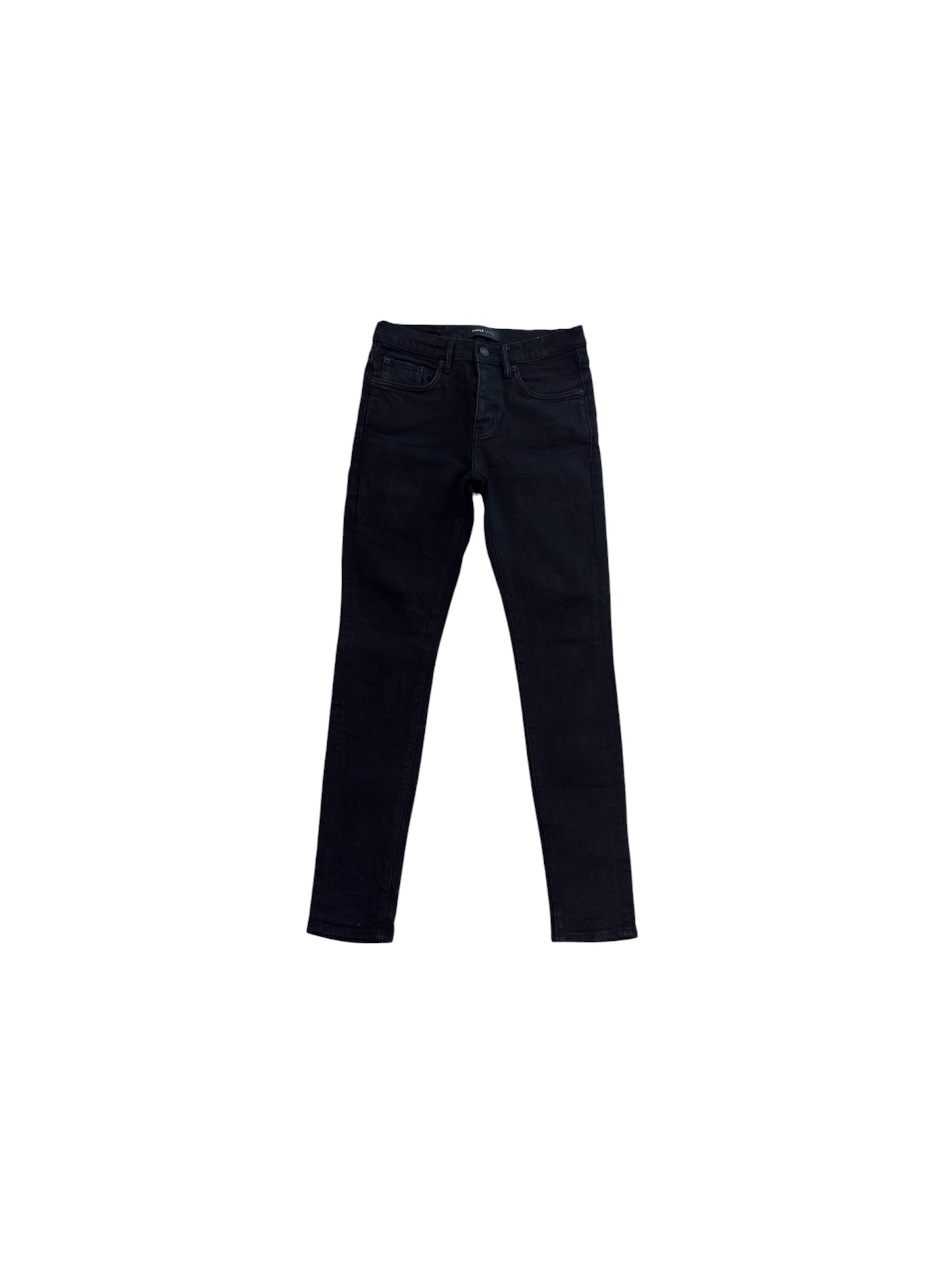Purple Brand Straight Black Denim