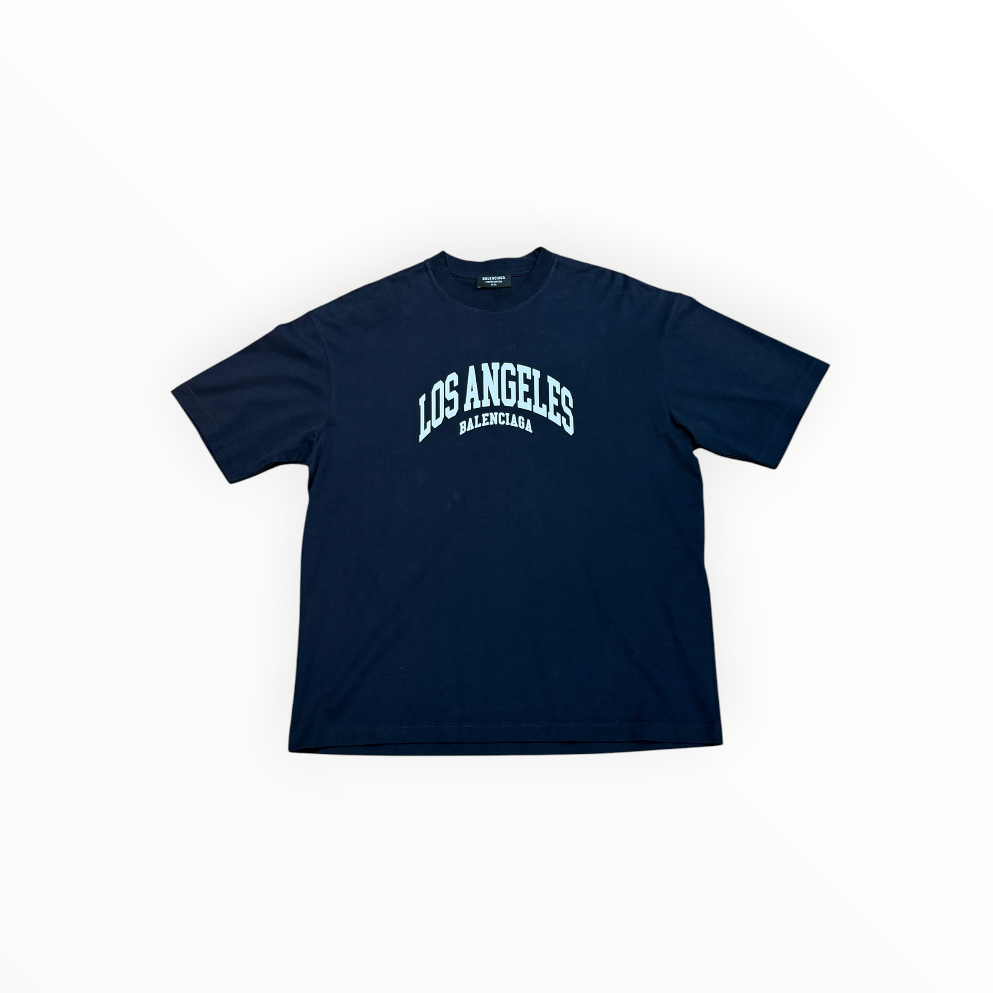 Balenciaga Los Angeles Tee Navy Blue