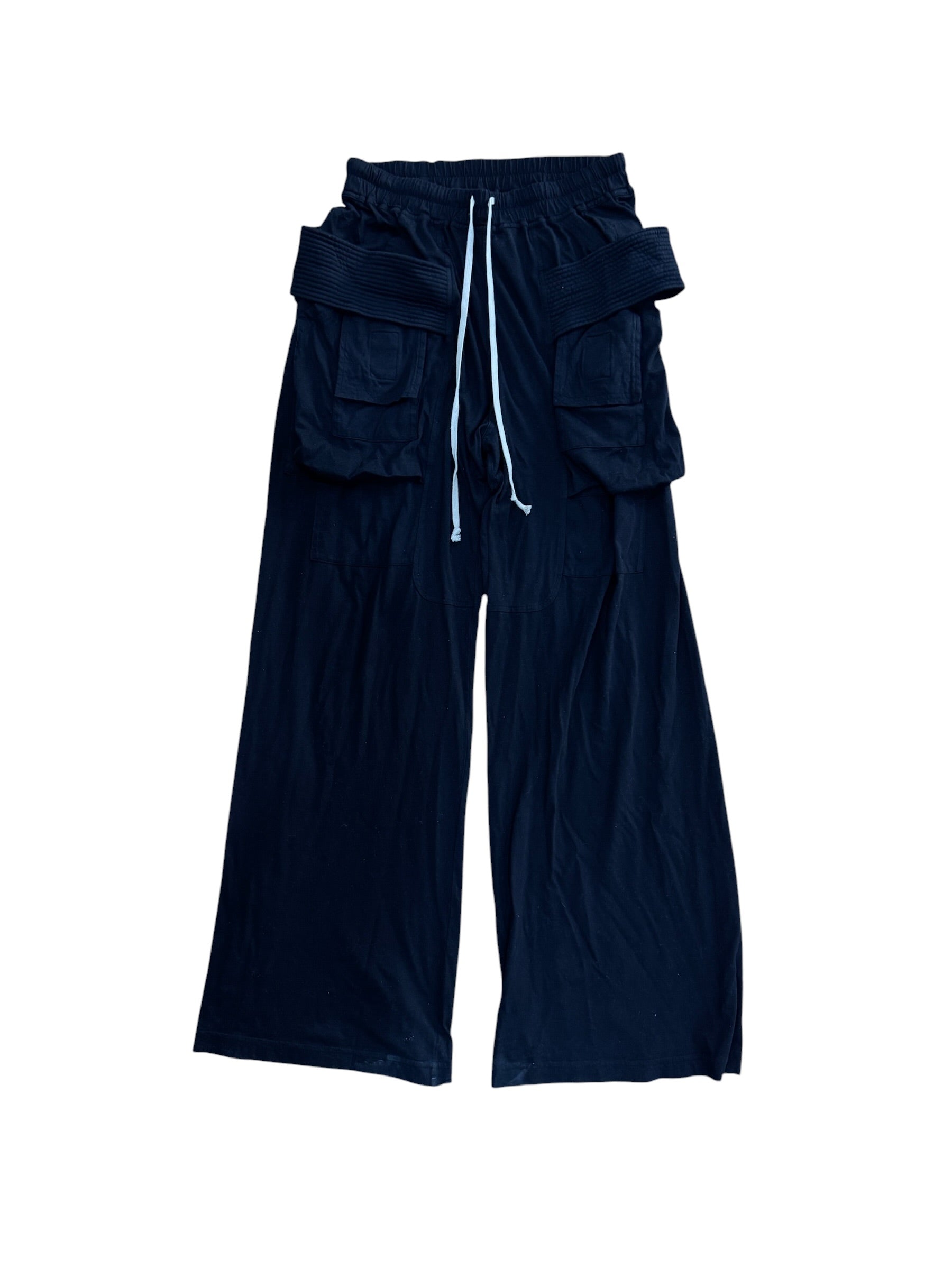 Rick Owens DRKSHDW Creatch Wide Cargo Pants