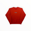 Supreme Gonz Logo Crewneck Washed Red