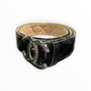 Chanel CC Quilted Leather Belt