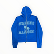 Unwanted Strawberry Mansion Full Zip Up Blue