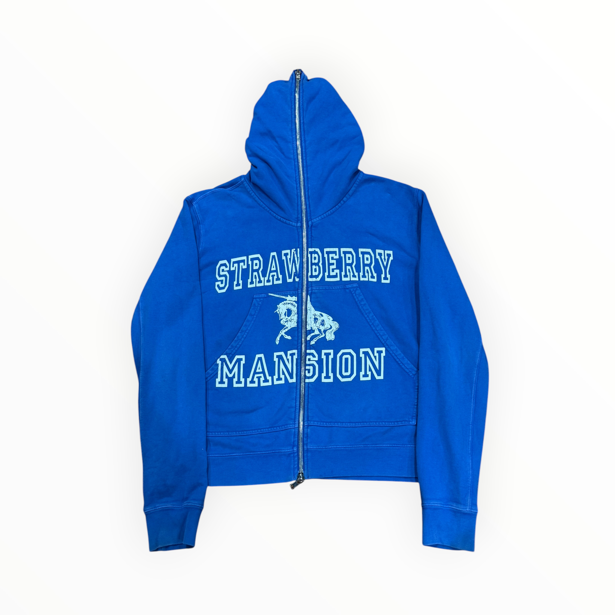 Unwanted Strawberry Mansion Full Zip Up Blue