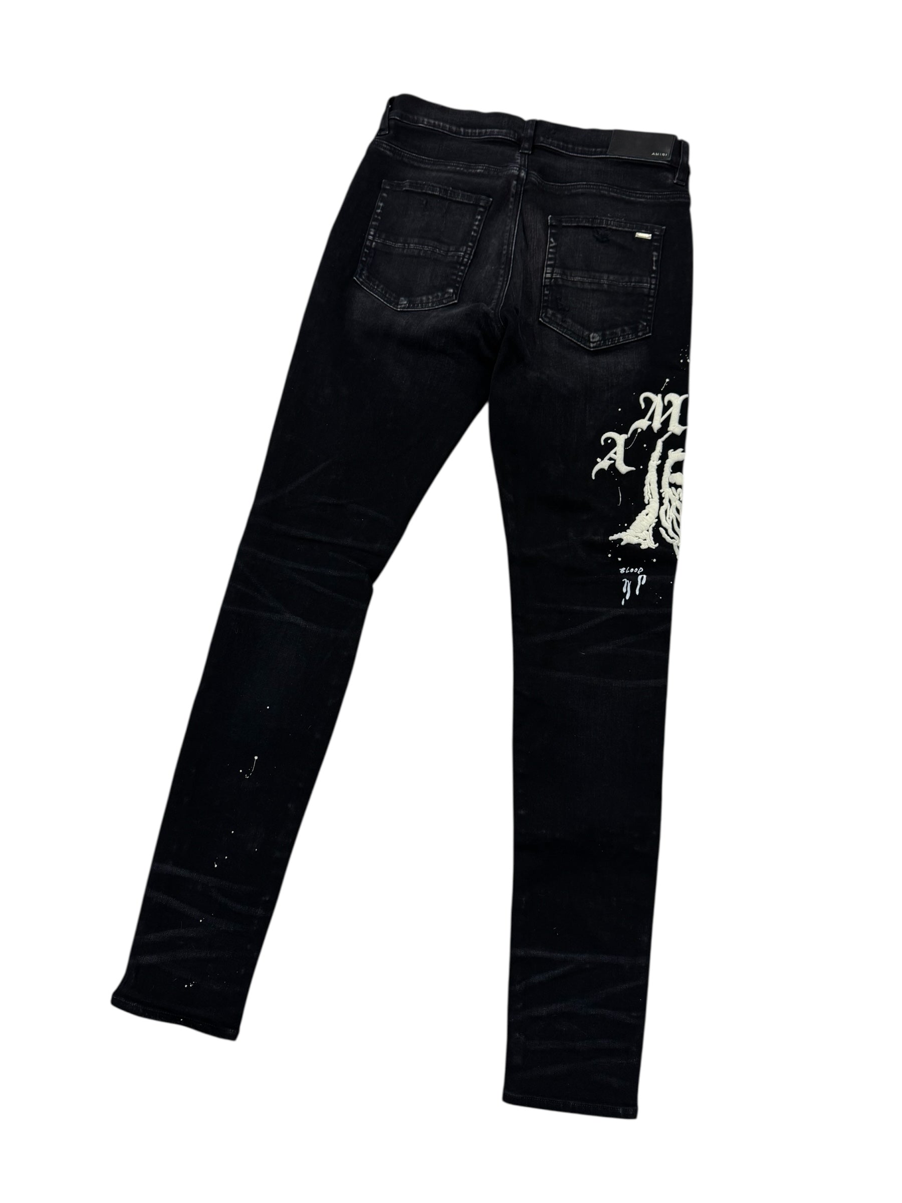 Amiri Wes Lang Denim Black