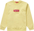 Supreme Box Logo Crewneck (FW22) Pale Yellow