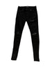 Amiri MX1 Black Paisley Denim