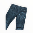 Purple Brand Black Resin Knee Slit Jean Black