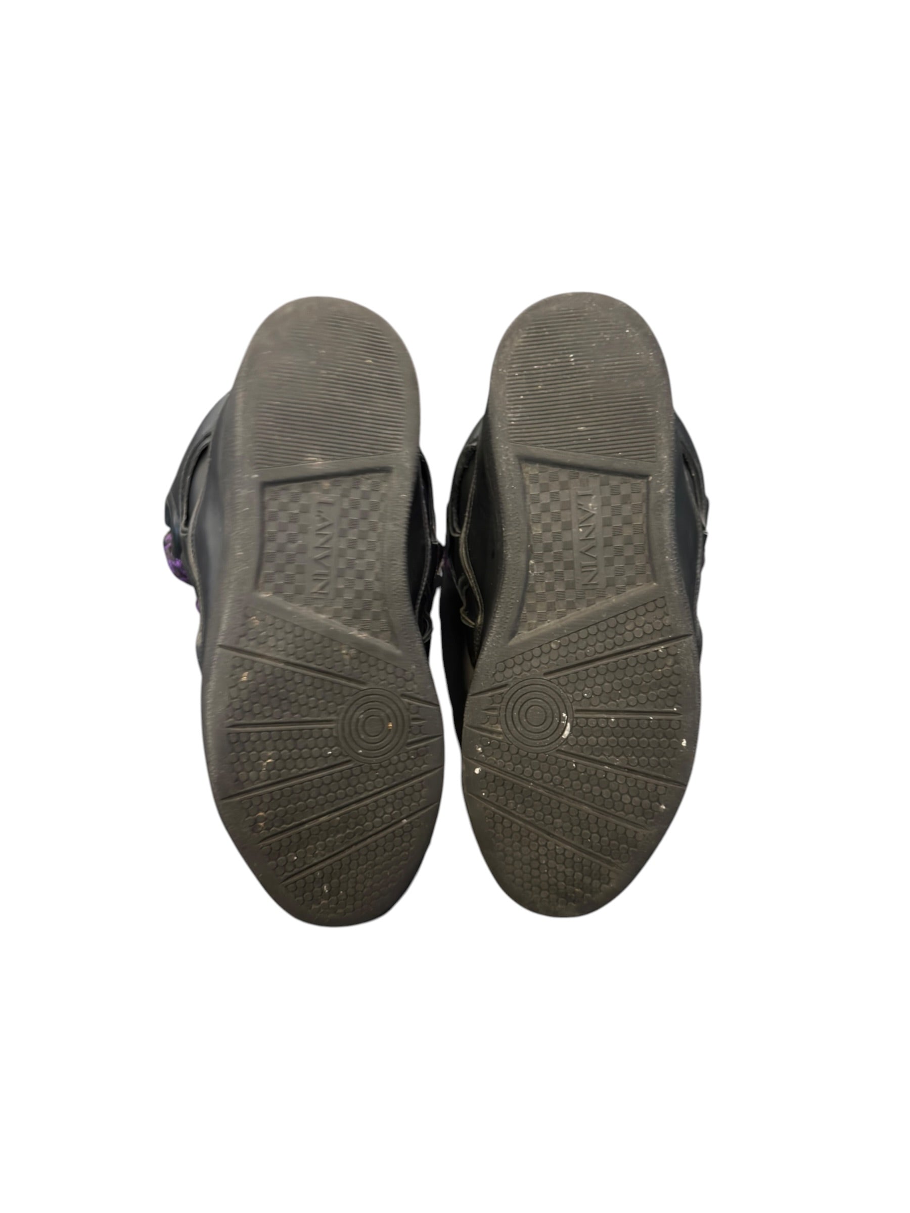 Lanvin Curb Sneaker Black/Purple