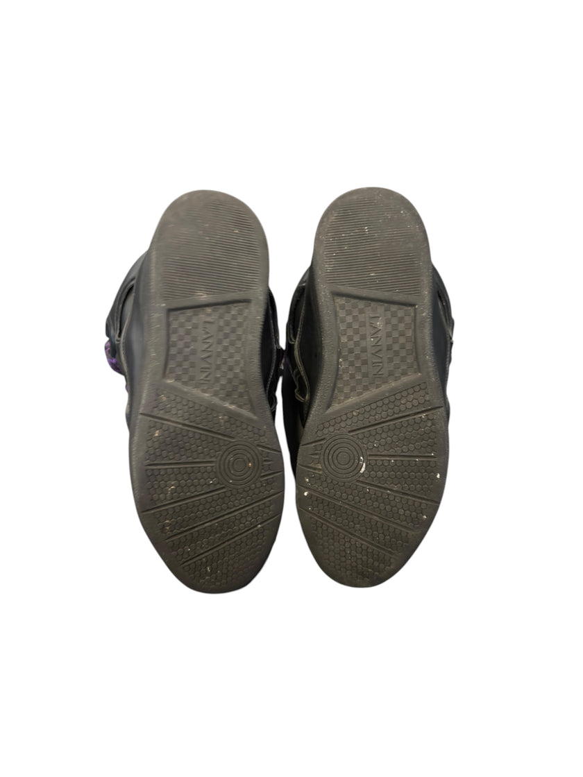 Lanvin Curb Sneaker Black/Purple