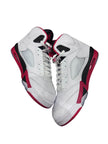 Jordan 5 Retro Fire Red Black Tongue (2025)