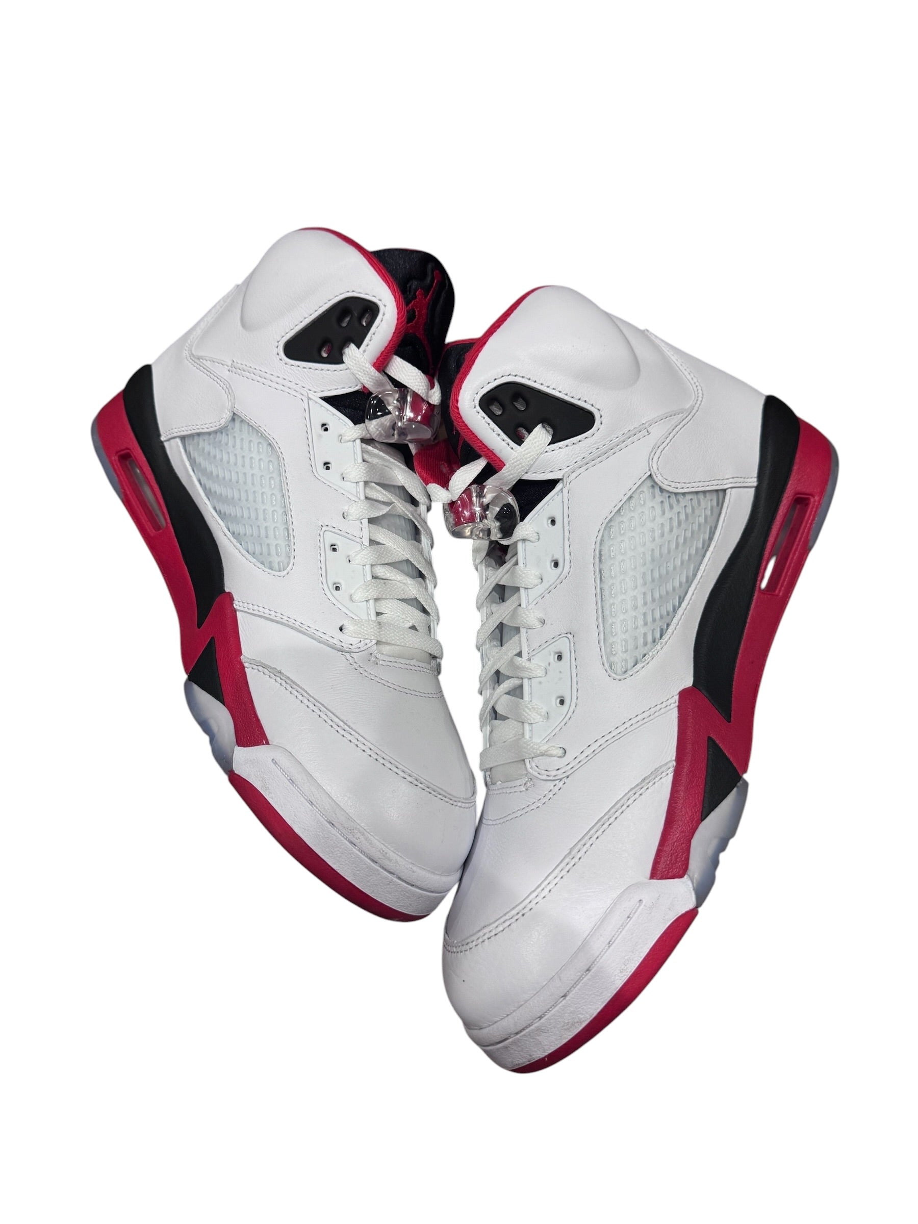 Jordan 5 Retro Fire Red Black Tongue (2025)