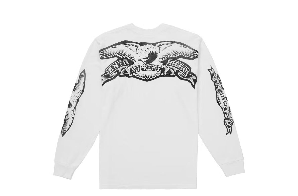 Supreme ANTIHERO Eagle L/S Tee White